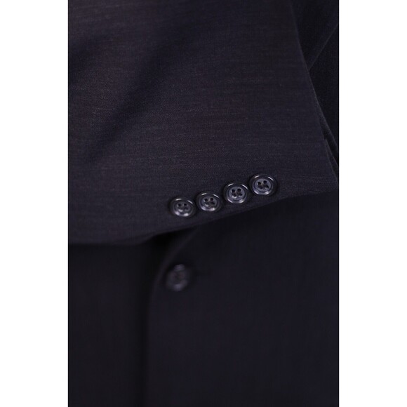 Pronto Uomo Men’s Suit 2 Button 2 Piece Suit 44L Dark Pants 39R Dark Gray - Picture 7 of 16
